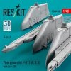 RESKIT RS48-0500 Pivot pylons for F-111 (A, D, E) with LAU-105 (4 pcs) (3D Printed) 1/48